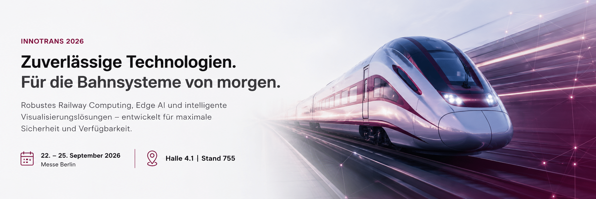 Axiomtek auf der InnoTrans 2026 – Railway Computing und Edge-AI-Lösungen