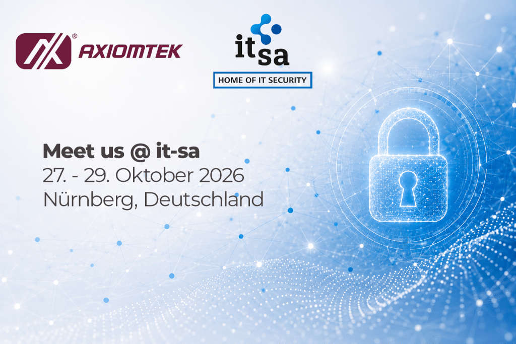 Axiomtek auf der it-sa 2026 – Cybersecurity für industrielle Netzwerke